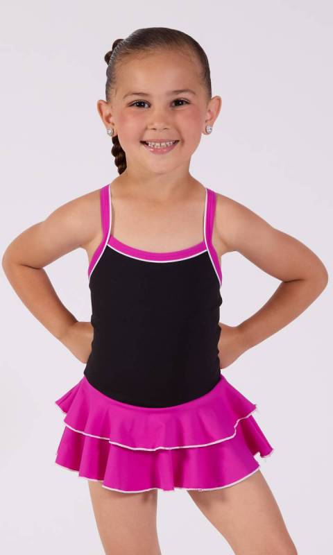 Baby Leo 2 LAYER SKIRT Supplex Dance Studio Uniform