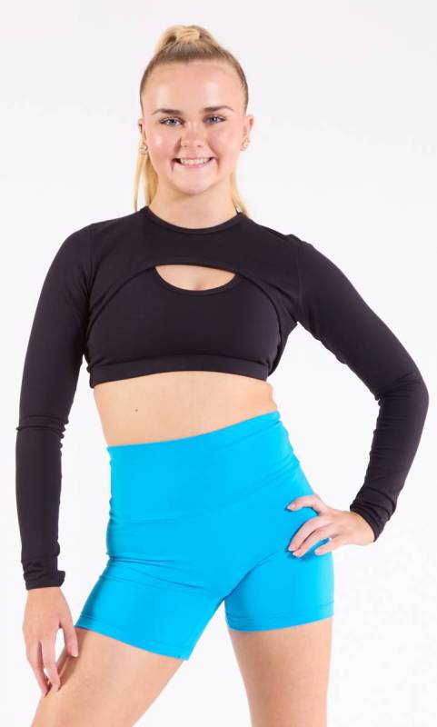 Long Sleeve Crop Shrug Dance Studio Uniform