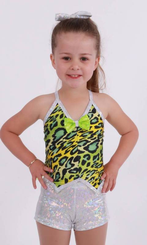 DINOSAURUS Vest with tail with shorts - Tr Dance Costume