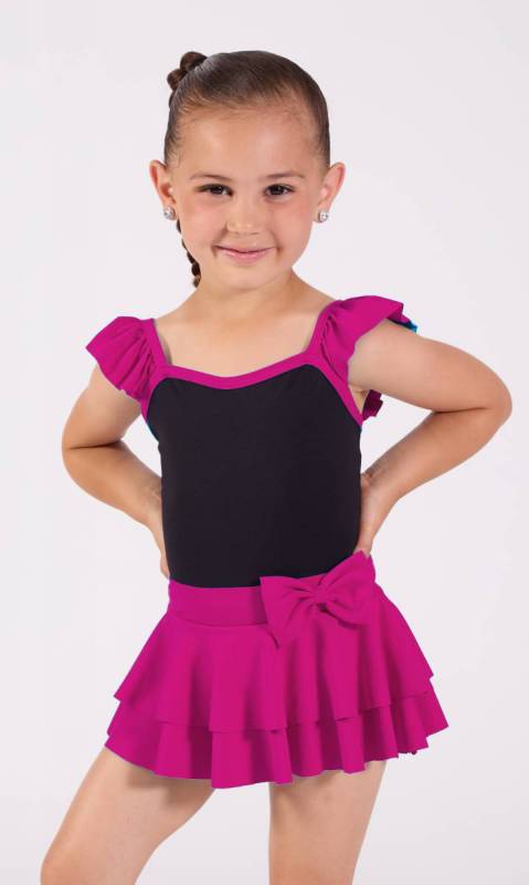 ARIANA - Leotard Dress + Hair bow Dance Studio Uniform