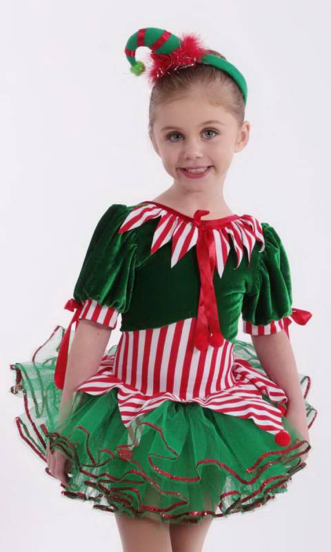 CHRISTMAS ELF Dance Costume