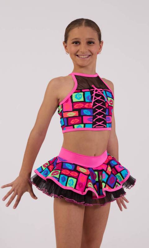 LACE UP POPSTAR + hair accessory Dance Costume