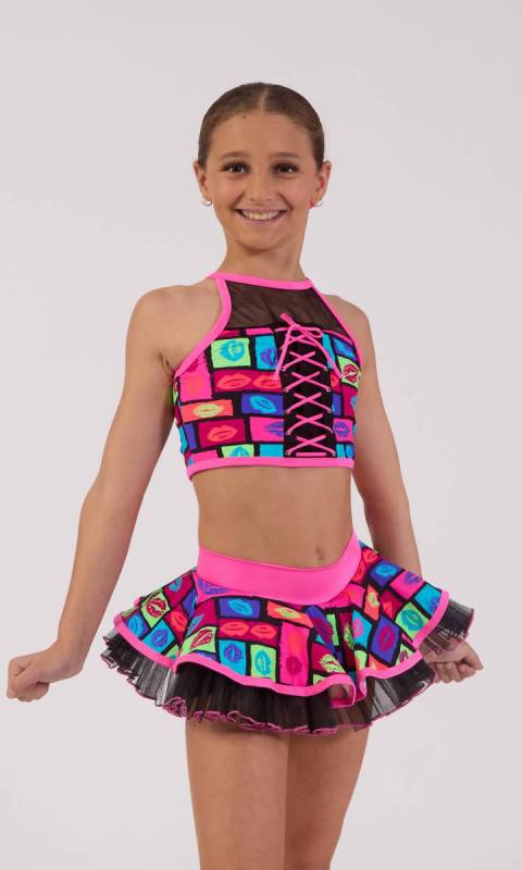 LACE UP POPSTAR + hair accessory Dance Costume