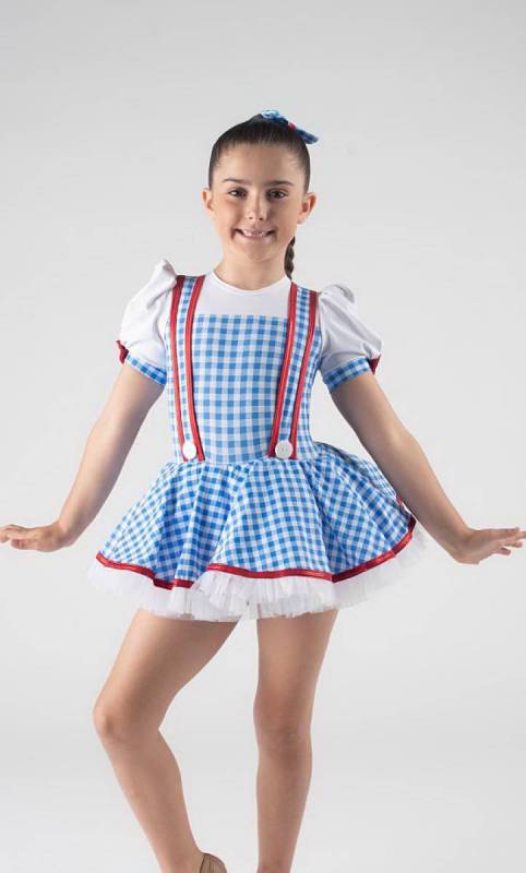 YELLOW BRICK ROAD - Dorothy + Hair accesso Dance Costume