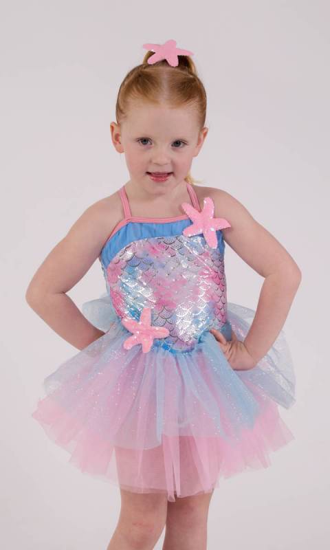 LITTLE MERMAID TUTU - starfish hair access Dance Costume