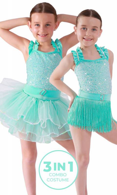 GUMDROPS - 3 in 1 Combo + hair accessory Dance Costume