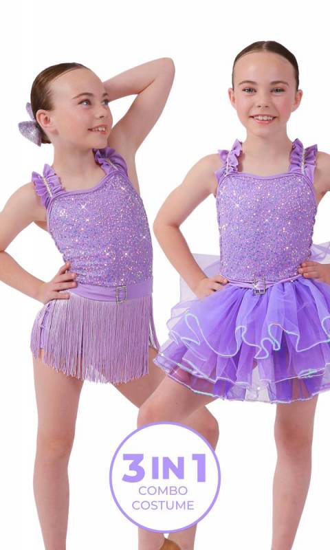 GUMDROPS - 3 in 1 Combo + hair accessory Dance Costume