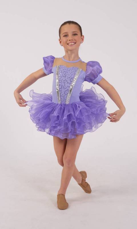 LITTLE PRINCESS - tutu - soft sleeve Dance Costume