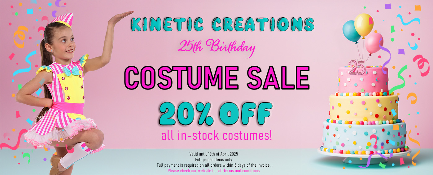 25th Birthday Costume Sale